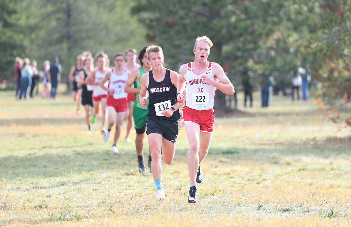 Ben Ricks leads during the halfway point of Thursday's race.