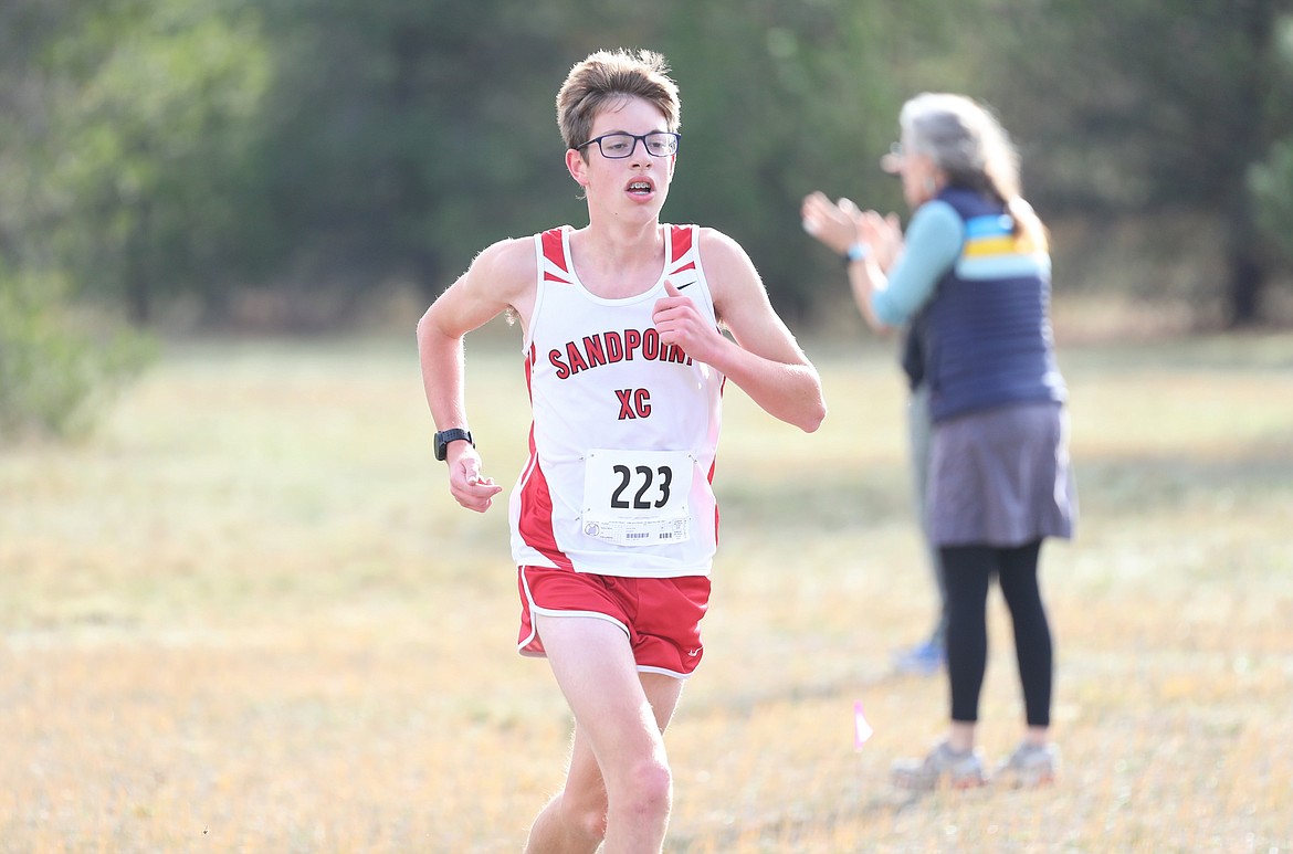 Daniel Ricks competes on Thursday.