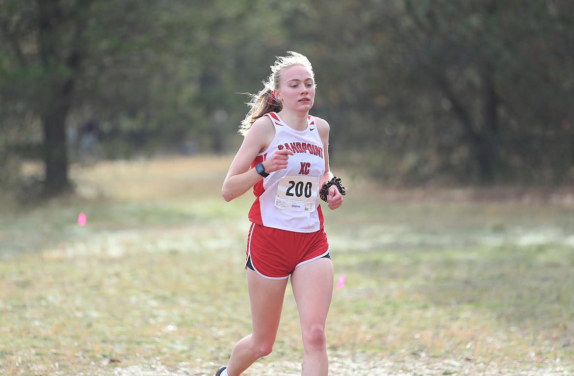 Jillian Primgaard competes in Thursday's regional meet.