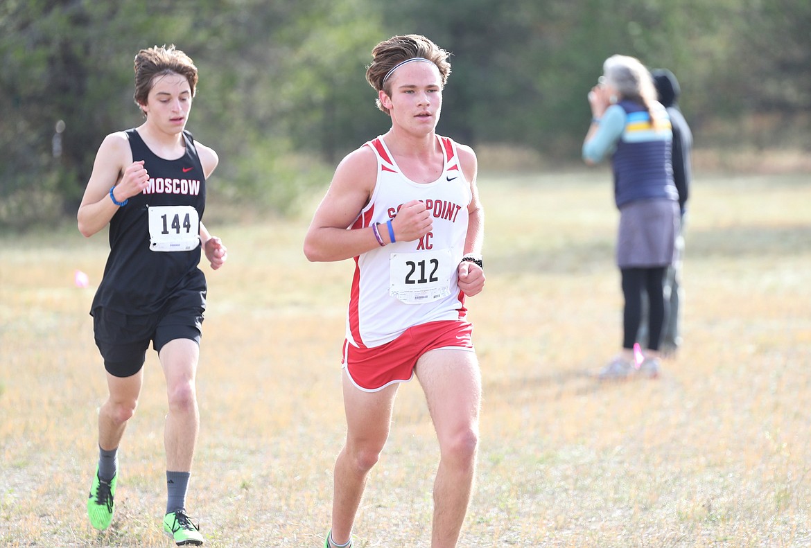 Slate Fragoso competes in Thursday's regional meet.