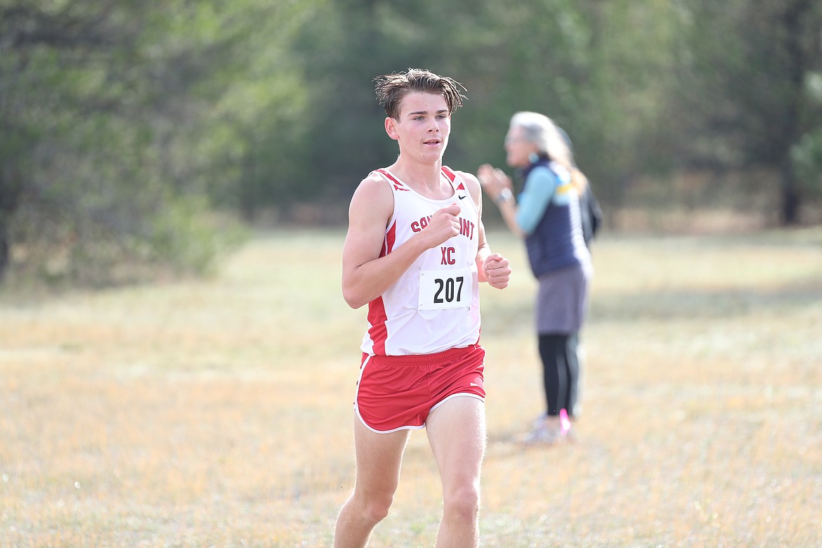 Trey Clark competes Thursday.