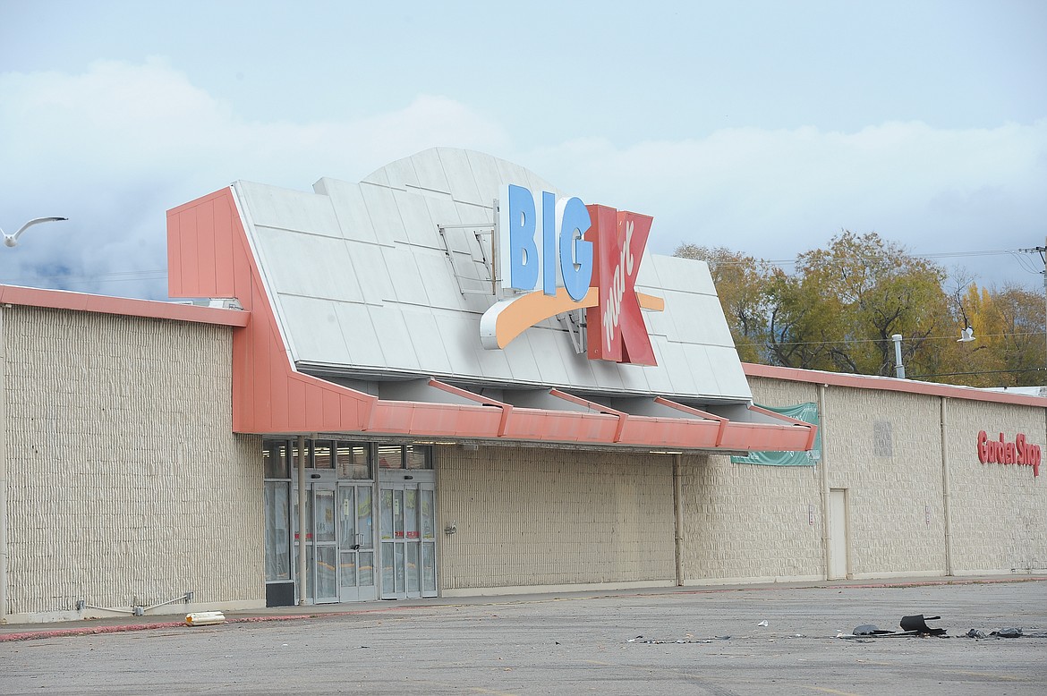 The vacant Kmart building in Evergreen on Oct. 25, 2021. (Matt Baldwin/Daily Inter Lake)