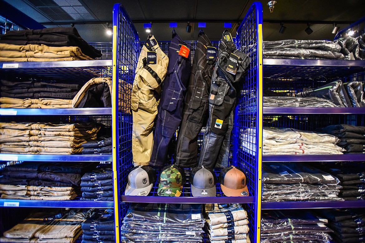 Blaklader Workwear  clothing at Trusted Gear Company in Evergreen on Tuesday, Oct. 26. (Casey Kreider/Daily Inter Lake)