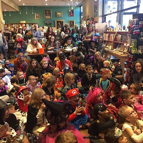 In 2019 the Well Read Moose Trick or Treat for a Book event packed the store with eager story seekers. This year the event is back with a different approach in order to discourage the spread of COVID-19.