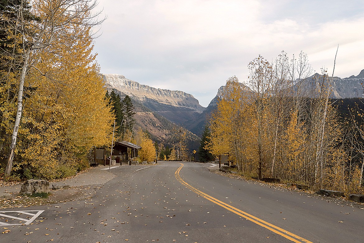 An empty Going-to-the-Sun Road. (JP Edge photo)