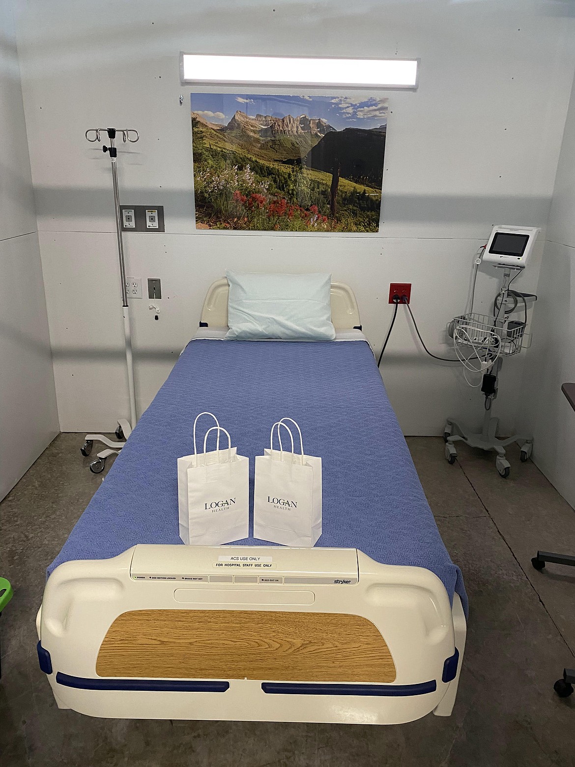 This image shows a room at the Medical/Surgical Extension Unit at Logan Health in Kalispell. (Logan Health photo)