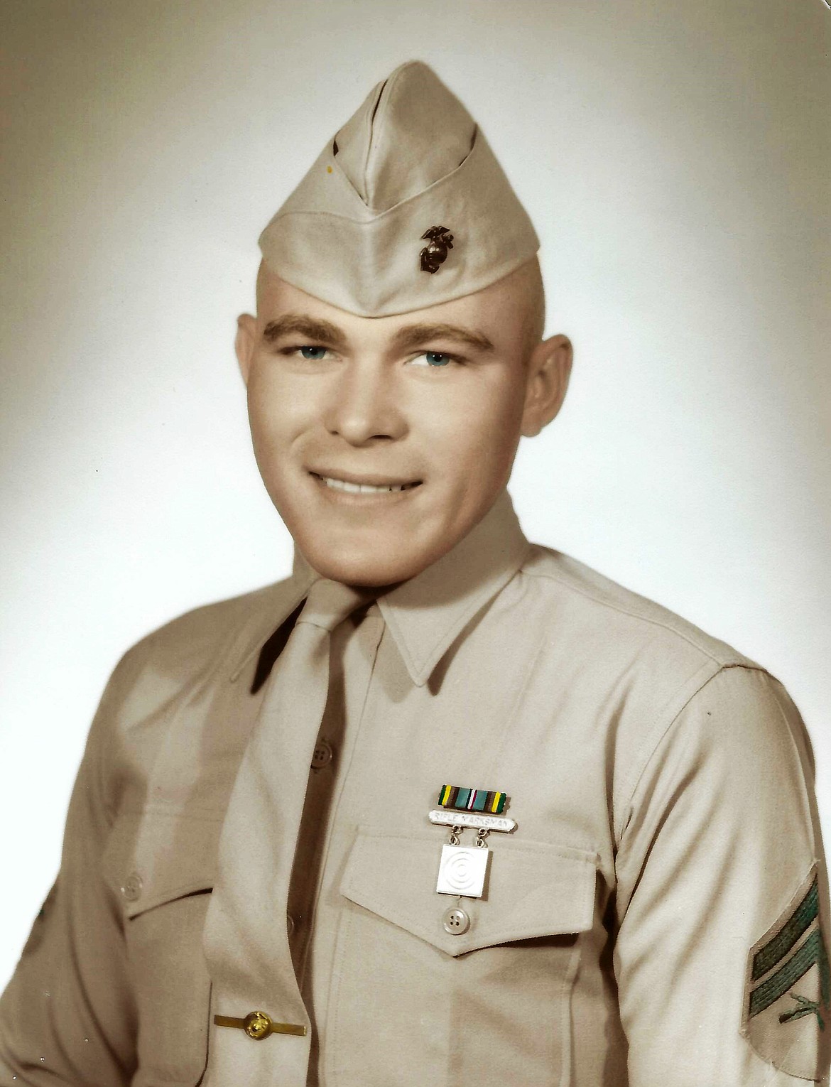 Ronald Williams as a young Marine.