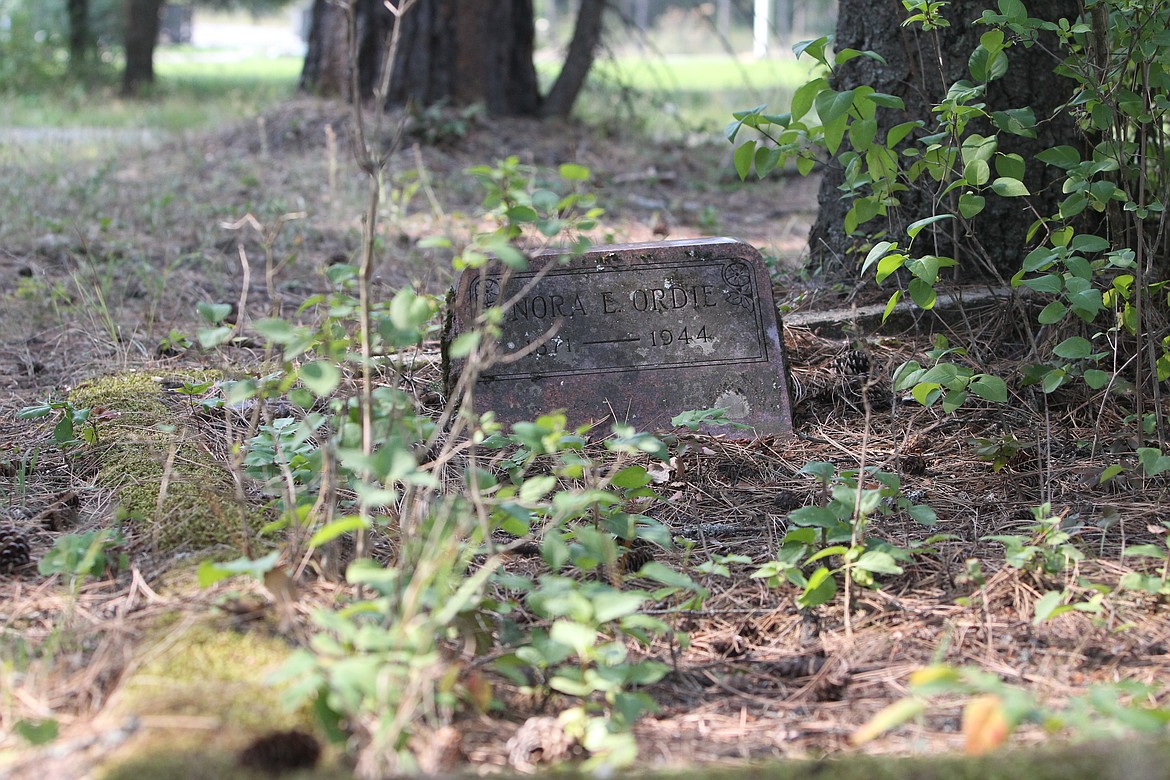 Grave in the eastern section of Troy Cemetery. (Will Langhorne/The Western News)