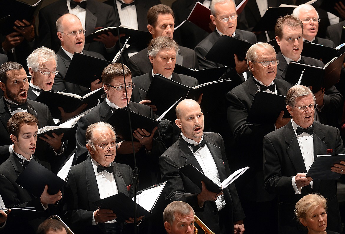 Glacier Chorale will join the Glacier Symphony for three performances of Handel's "Messiah" this weekend. - Brenda Ahearn/Daily Inter Lake file photo