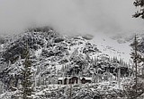 Ample snow at Sperry Chalet
