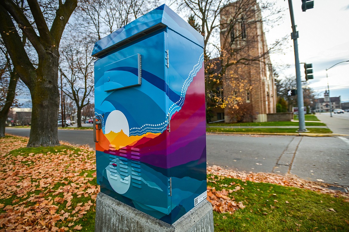 Traffic signal box project adds color to Kalispell streets Daily