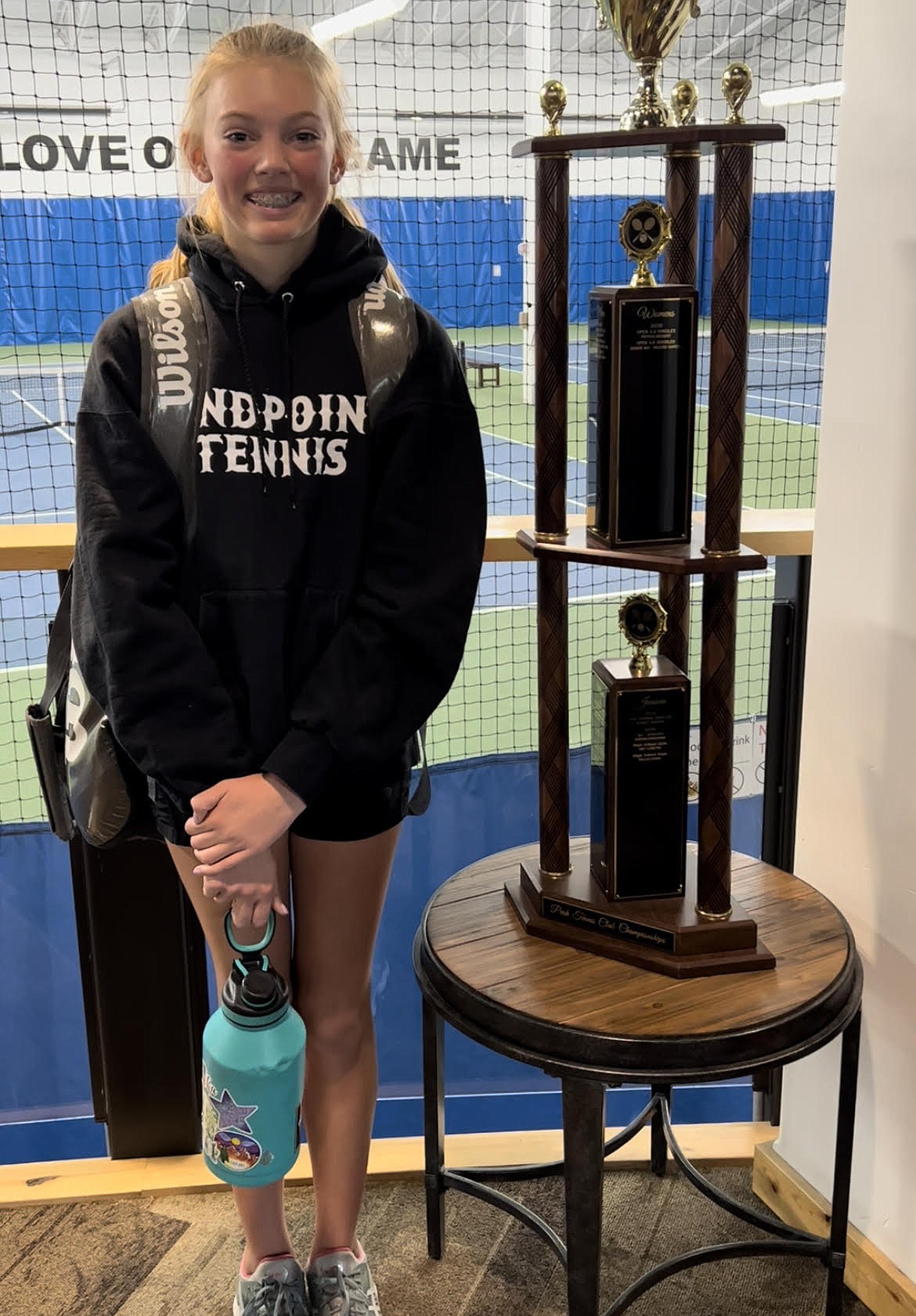 Courtesy photo
Pepper Rickert won the women's open singles championship at the recent Peak Tennis Club Member Tournament in Hayden.