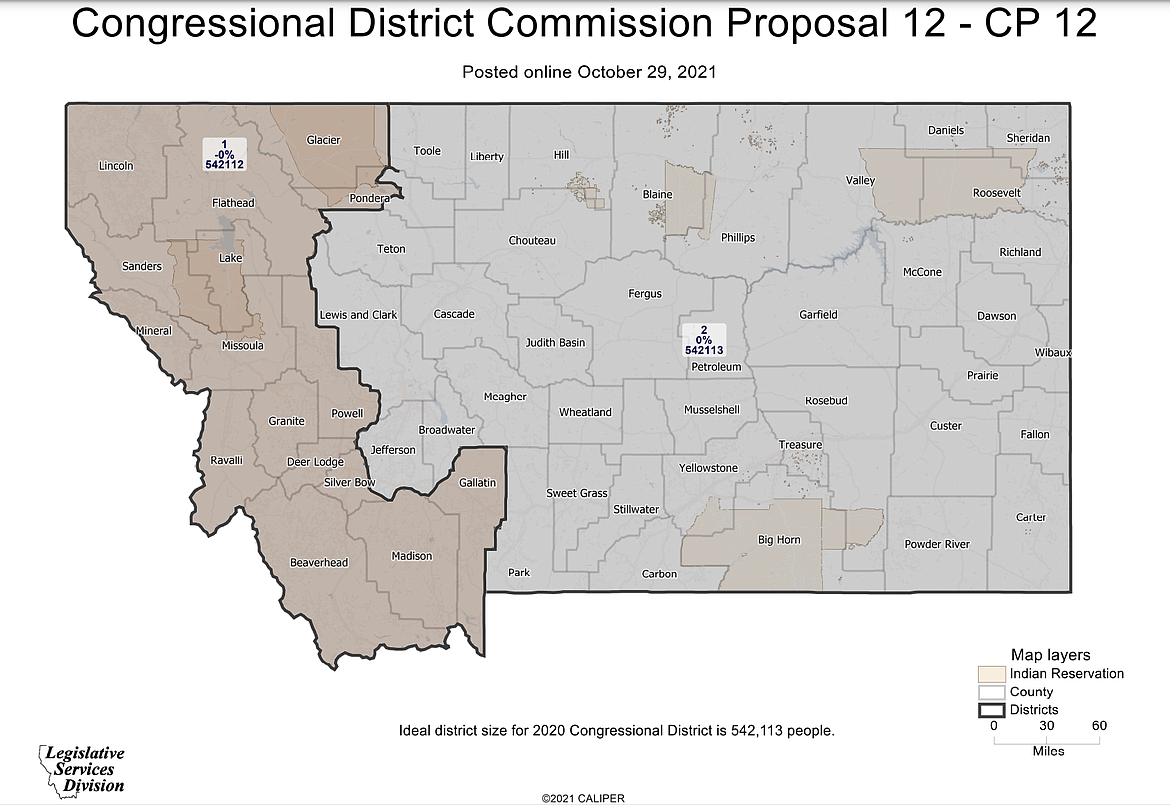 Congressional district proposal 12.