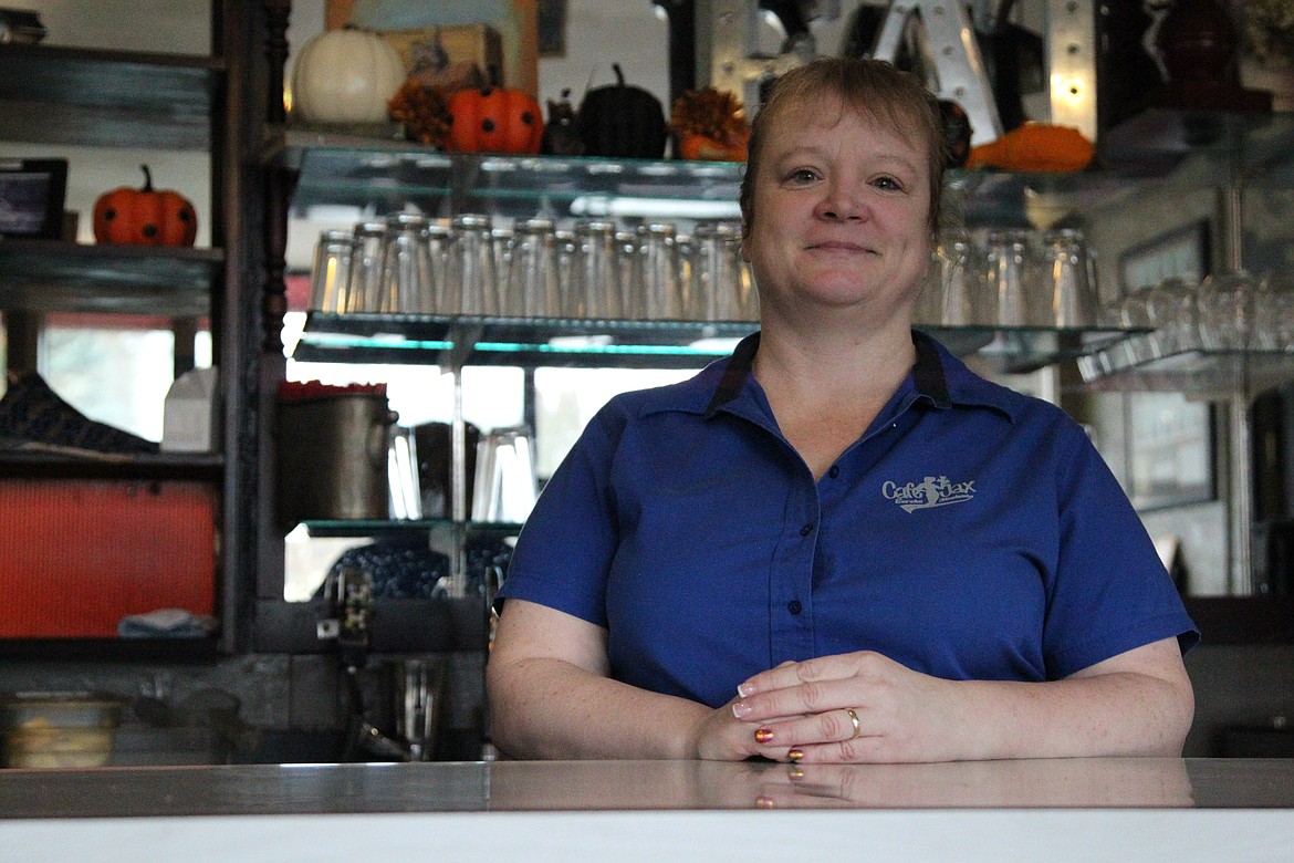 Stephanie Rice, manager of Cafe Jax, stands behind the counter at the local eatery Nov. 4.