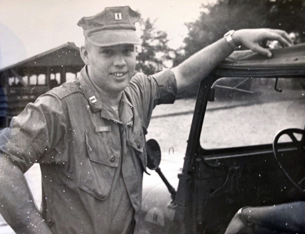 Steve Luckey stops for a quick photo as a captain during his time with the Marine Corps in Vietnam. (photo provided)