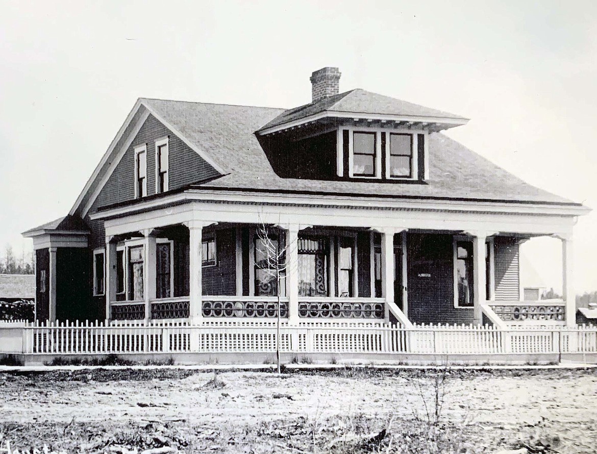 A historic photo of the Houston home at 405 Central Ave. in Whitefish. (Courtesy photo)