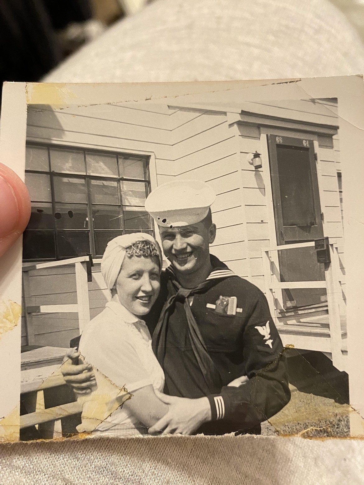 Erle LeeRoy Pettingill and his wife, Carol (Harris) Pettingill, during the time he was serving in the Navy, circa 1953-54.