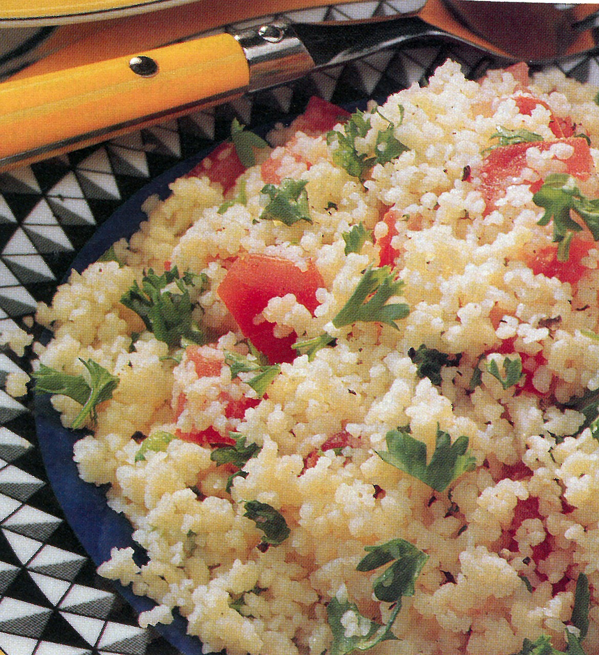 Couscous can adapt to cold-weather fare by a variety of possibilities.