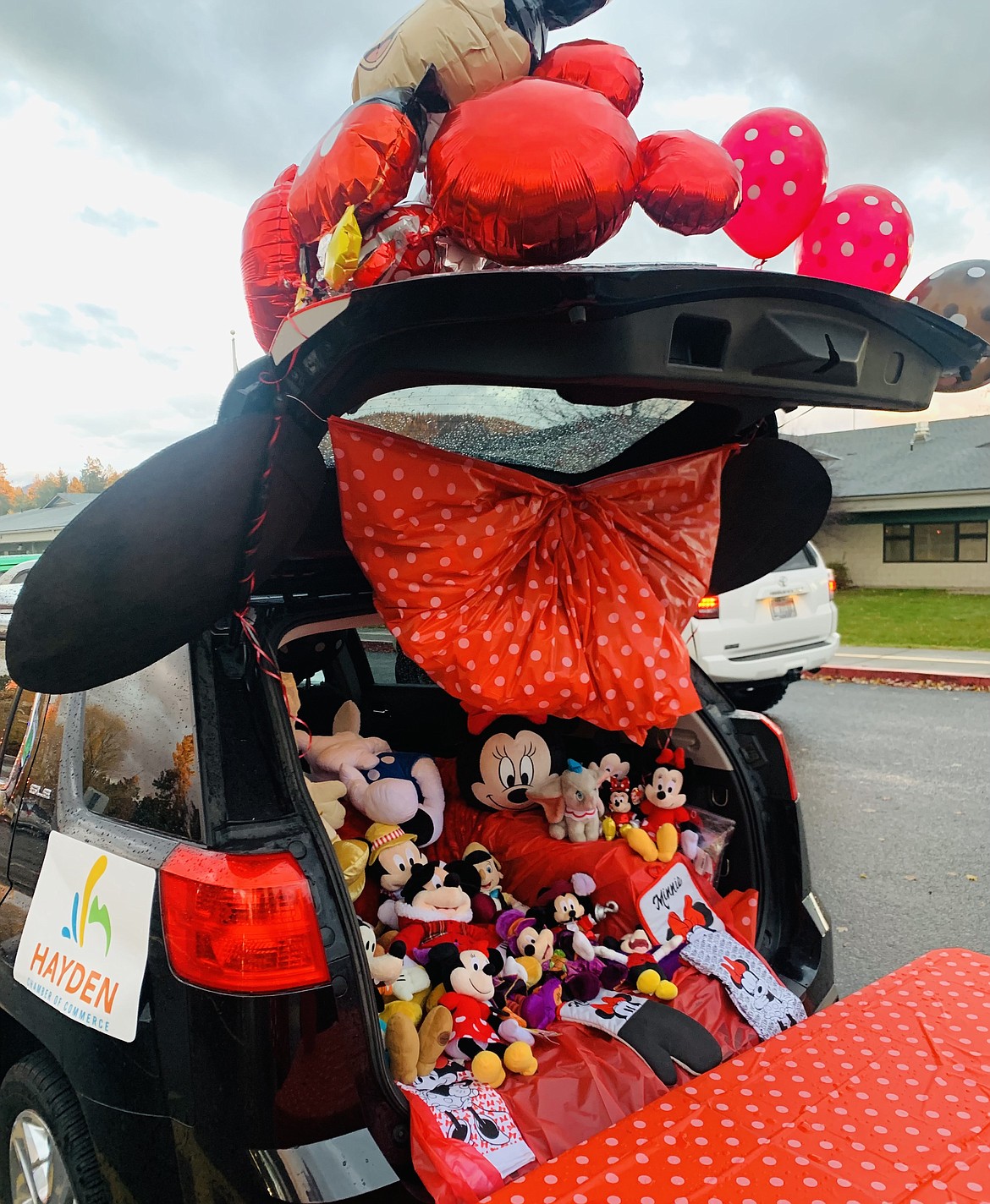 The Hayden Chamber of Commerce Disney-themed trunk for the city of Hayden's 2021 Trunk n Treat.