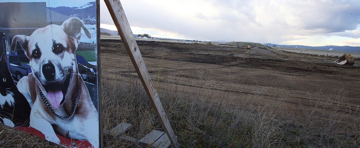 Work began Tuesday on the Kootenai Humane Society's new shelter off Atlas Road in Hayden.