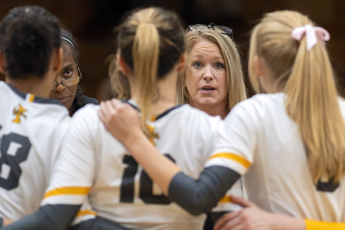 UNIVERSITY OF IDAHO ATHLETICS
Debbie Buchanan, a St. Maries native, stepped down as Idaho Vandal volleyball coach on Wednesday after 22 seasons.