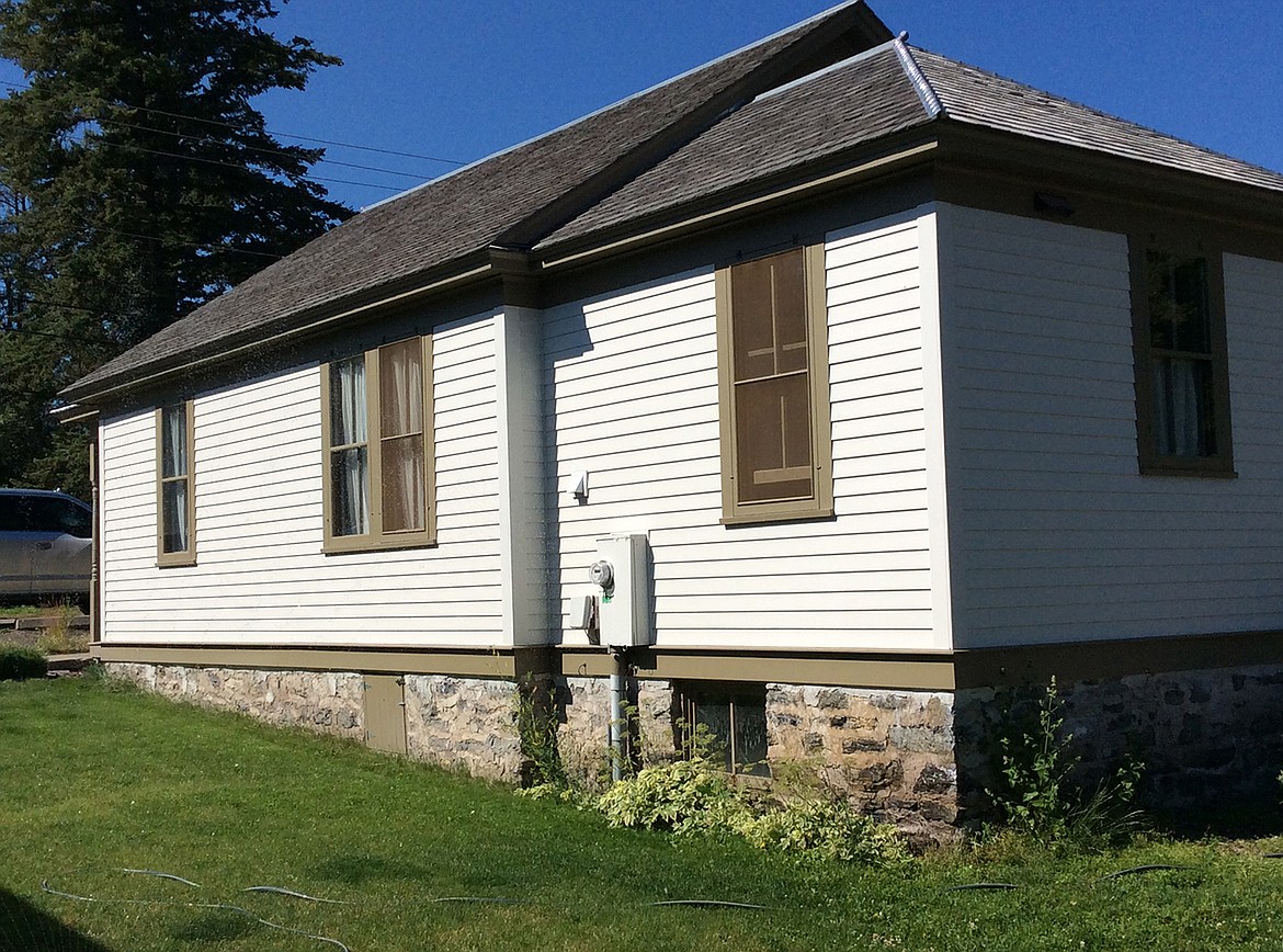 Among the original features Lee Maxwell was able to save from this home was the stone foundation. (photo provided)