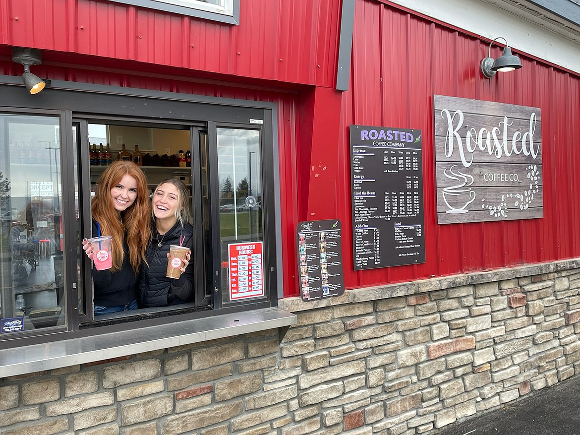 McKenna Murray, left, and Natalie Spraker of Roasted Coffee.