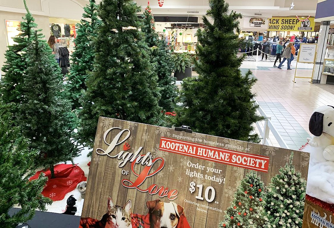 Pet tag sales for Lights of Love at the Silver Lake Mall will benefit the Kootenai Humane Society.