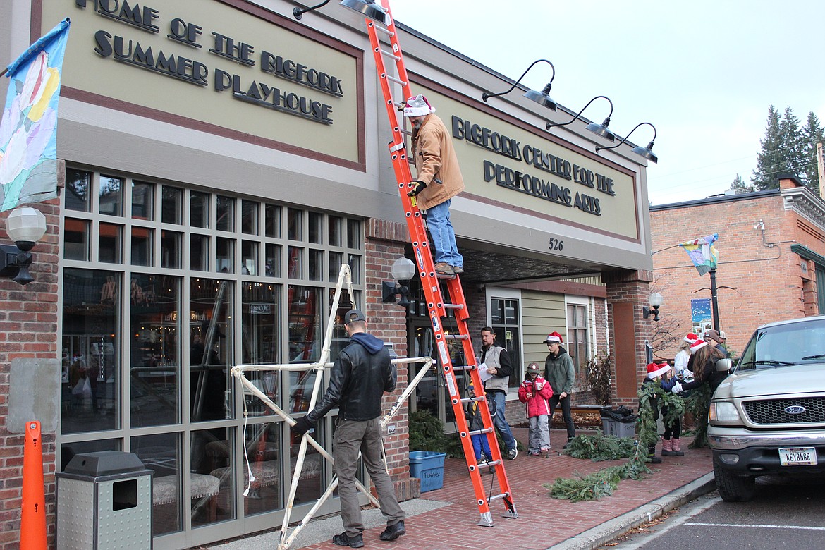 PHOTOS Bigfork Elves decorate downtown for Christmas Bigfork Eagle