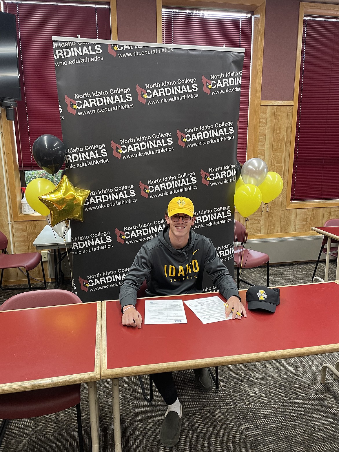 Courtesy photo
North Idaho College sophomore James Swan recently signed a letter of intent to play golf at the University of Idaho.