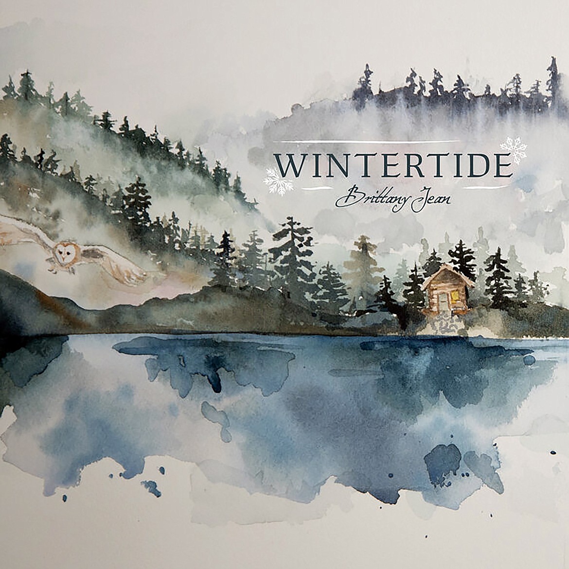 The cover of Brittany Jean's Christmas album, "Wintertide".