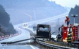 Bus crashes, catches fire in Bulgaria; at least 45 dead