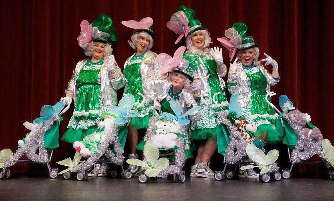 Red Hot Mamas, from left, Verna Curry, Pam Ames, Mikki Stevens, Cindy Westwood and Jackie Torchio. The group may perform in Ireland in March.