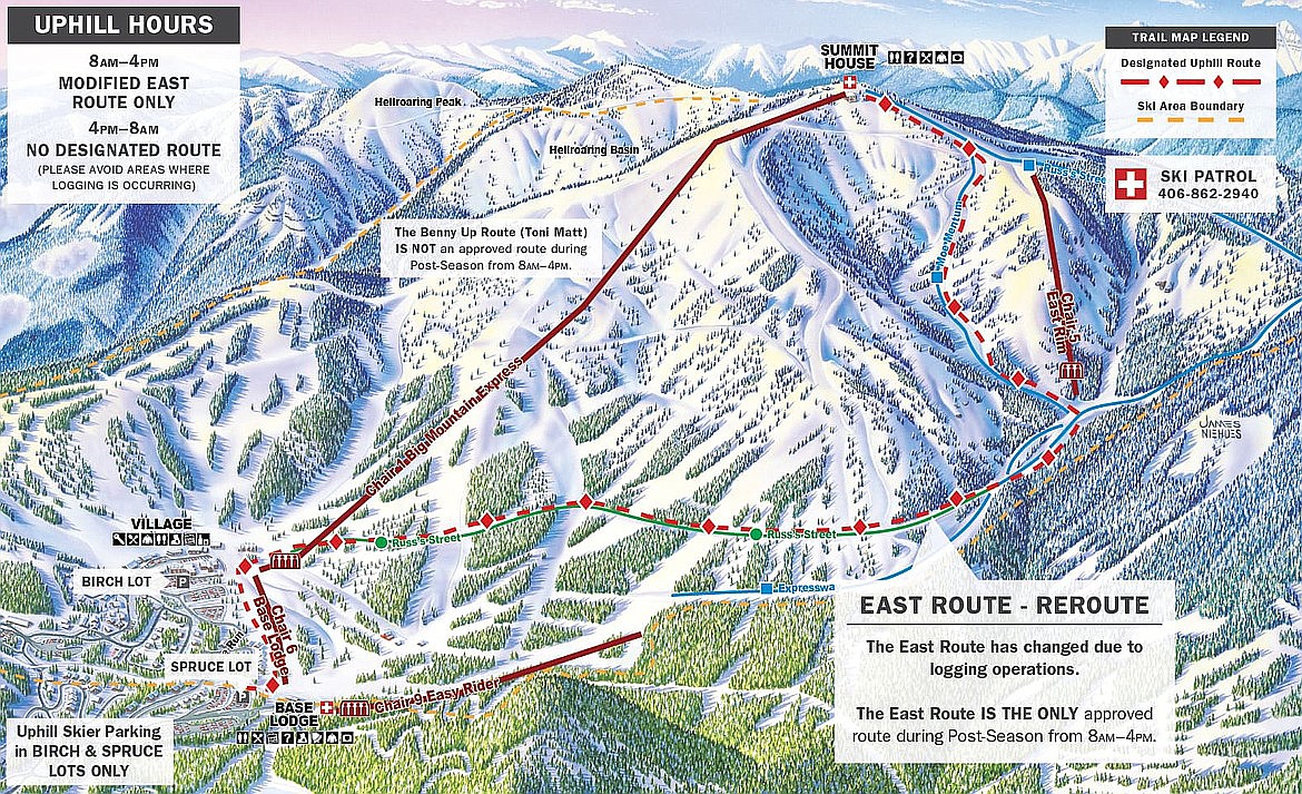 Preseason uphill rules begin at Whitefish Mountain Resort Whitefish Pilot
