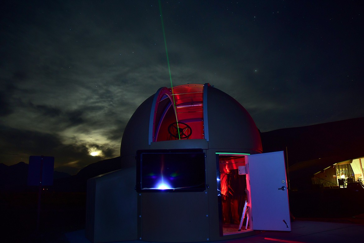 The Dusty Star Observatory at the east entrance of Glacier National Park is just one way park visitors can enjoy the area's dark skies. (Jeremy Weber/Daily Inter Lake)