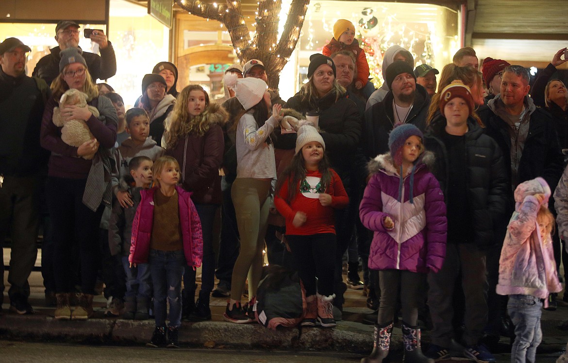 Adults and kids lined the streets for the 29th annual Lighting Ceremony Parade Friday night on Sherman Avenue.