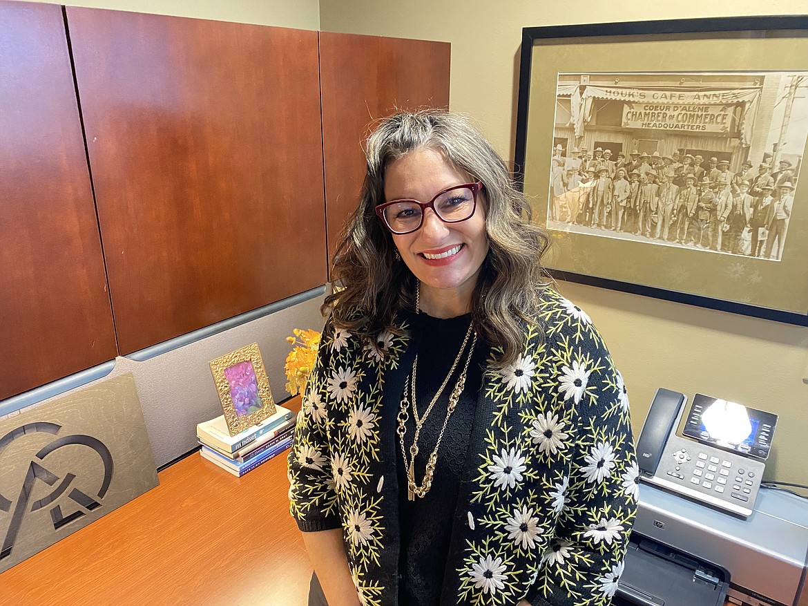 Linda Coppess, a North Idaho native, was chosen out of over 100 applicants to become the Coeur d'Alene Regional Chamber of Commerce's President/CEO. (MADISON HARDY/Press)