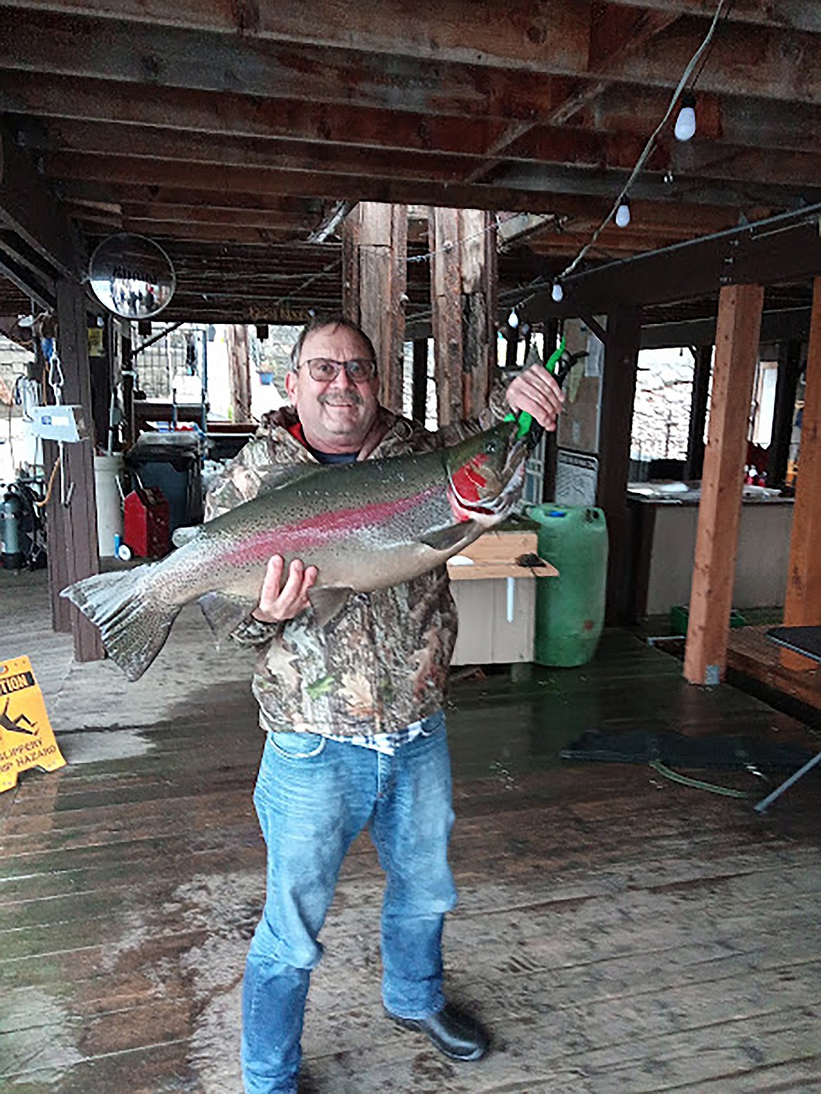 Ending the derby as the unofficial winner of the rainbow division was Charlie Miller of Hayden, who caught a 25.90-pound, 36 1/2-inch rainbow on Tuesday, Nov. 23.