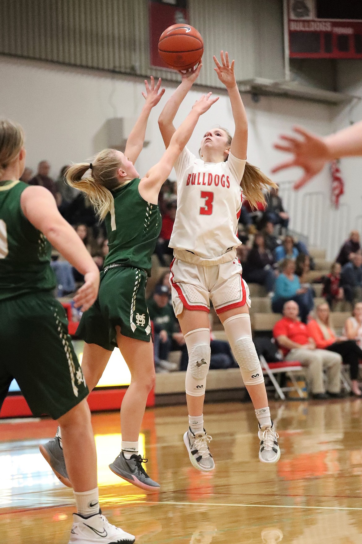 Daylee Driggs rises up for a shot Tuesday.