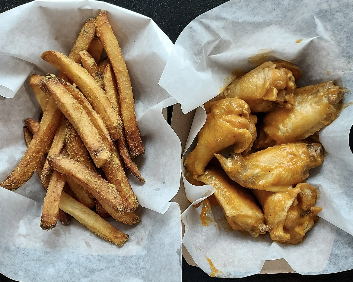 Here's a sneak peak at what the homemade fries and hand-spun wings look like at W.T. Fowlmouth. It's OK if you're drooling.