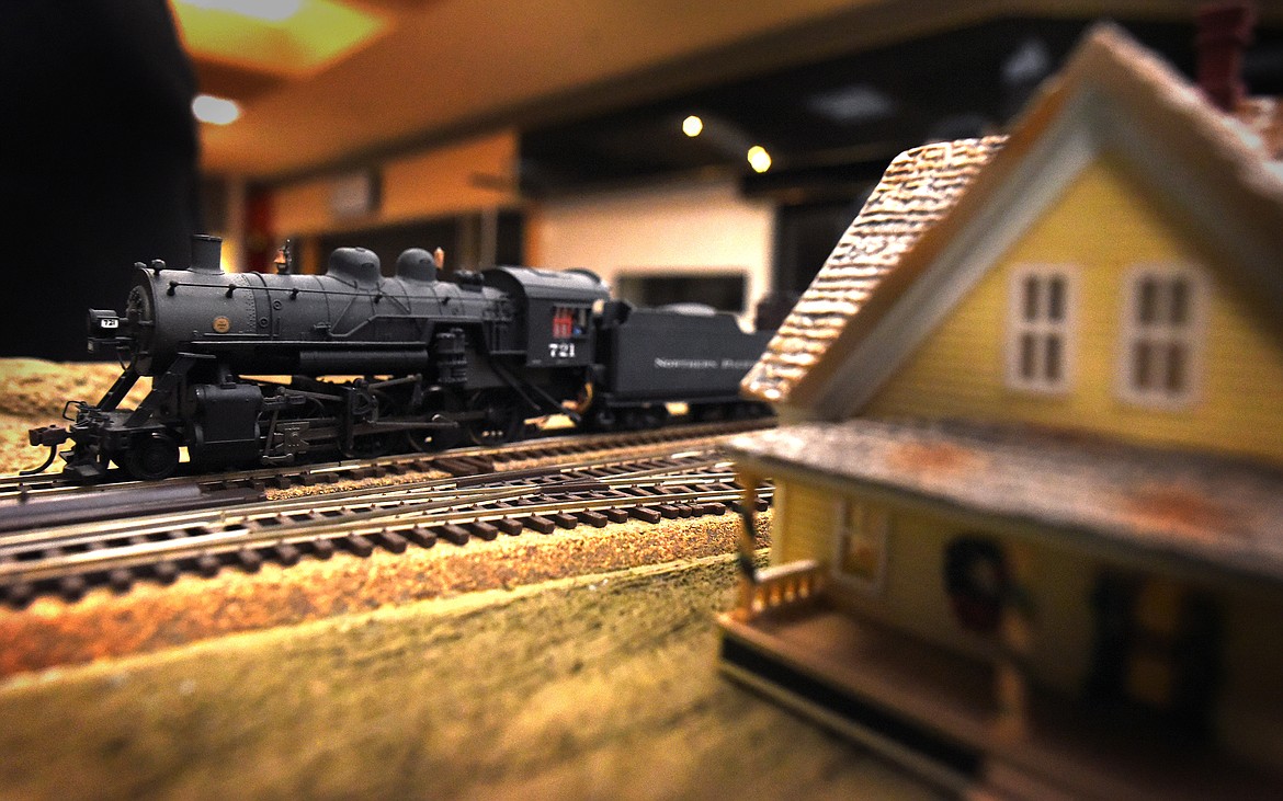 The Flathead MO RR Module Group brought the joy of model railroading to the Kalispell Center Mall Saturday, November 27. (Jeremy Weber/Daily Inter Lake)