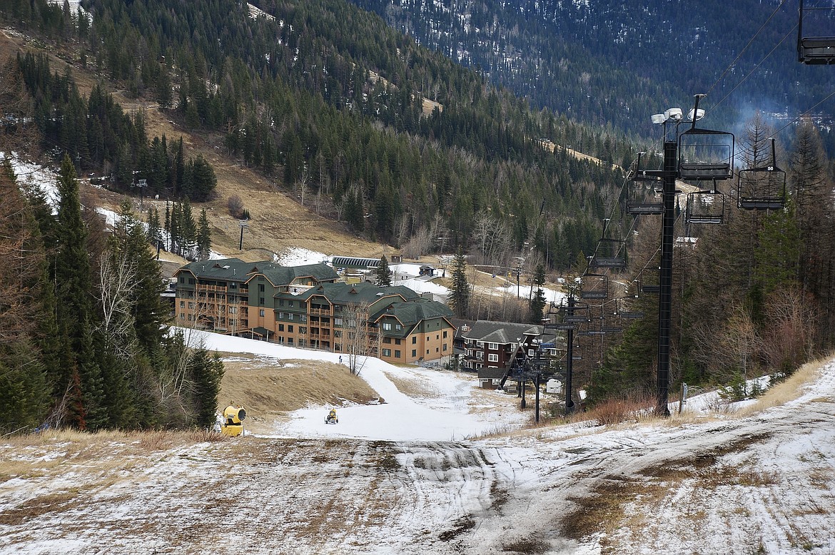 The slopes below Chair 3 at Whitefish Mountain Resort on Dec. 2. (Matt Baldwin/Daily Inter Lake)