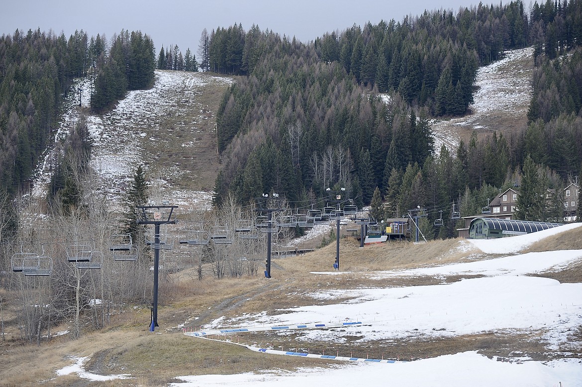 The slopes below Chair 6 at Whitefish Mountain Resort on Dec. 2. (Matt Baldwin/Daily Inter Lake)