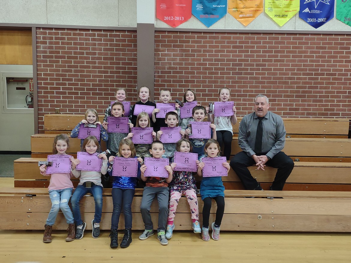 Pinehurst Elementary School November Students of the Month Shoshone