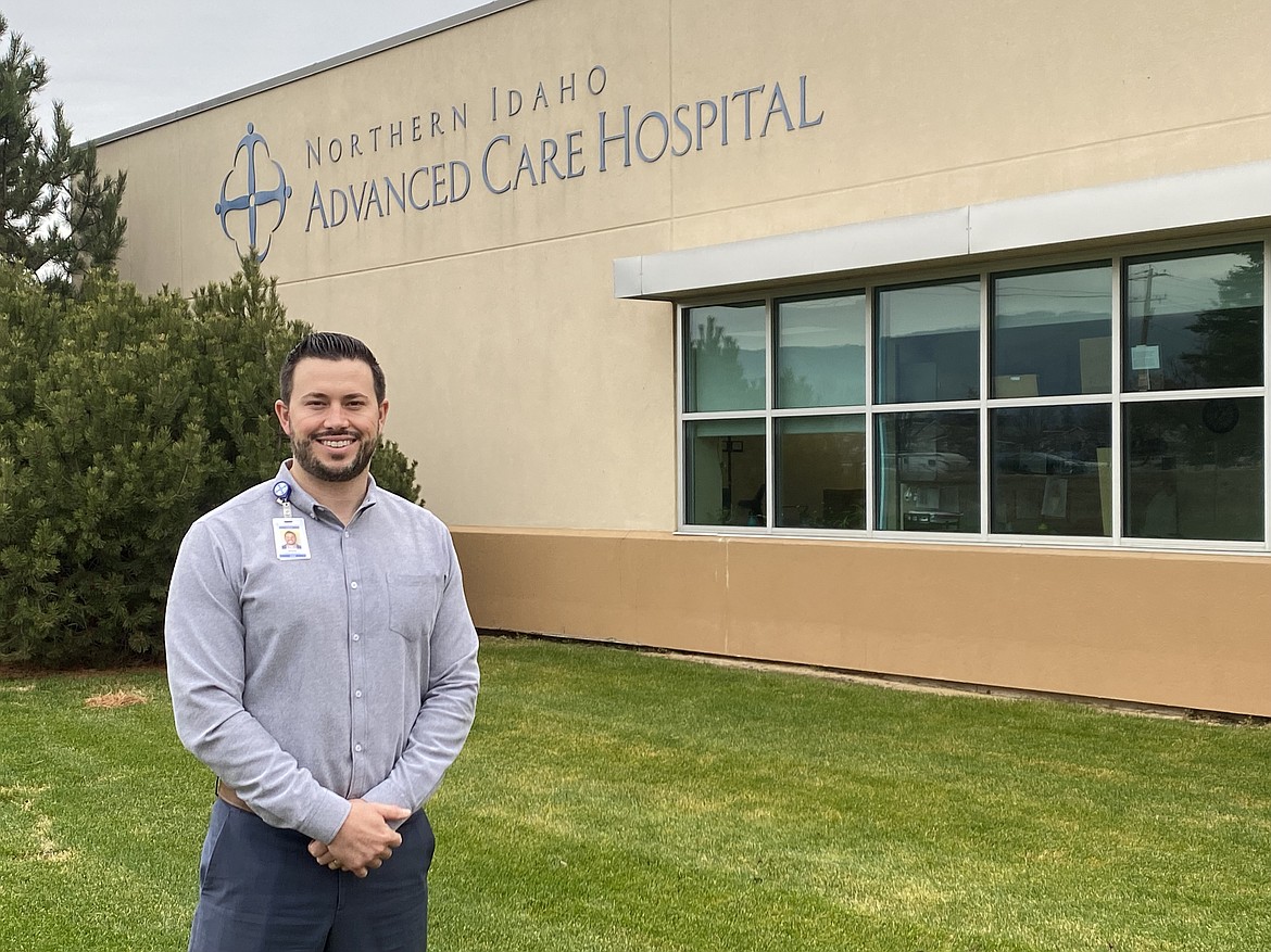 Northern Idaho Advanced Care Hospital CEO, Shane Sanborn in front of the facility Friday. The only hospital of its kind in Idaho, NIAC is nationally certified to treat respiratory failure and specializes in long-term acute care treatments.