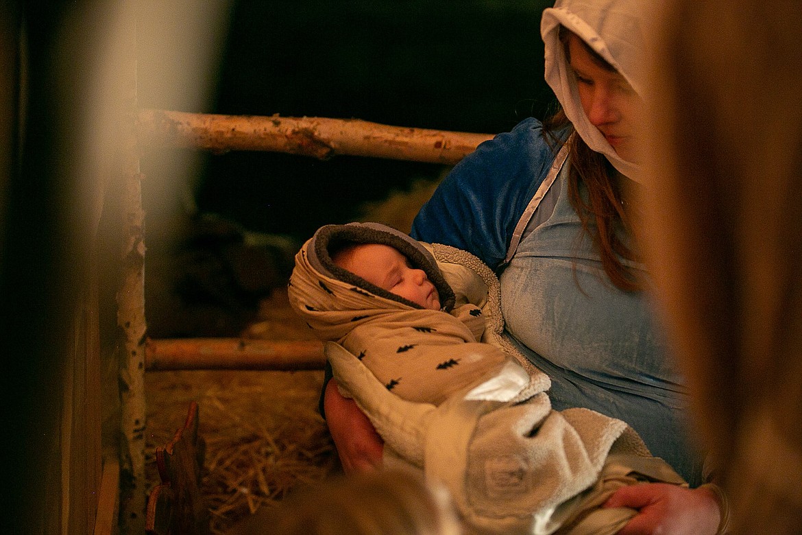 A scene from the Living Nativity at Christ Our Redeemer Church in 2020.