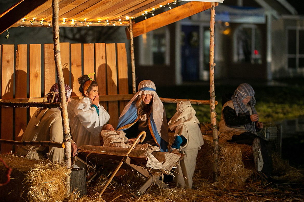 live nativity scene