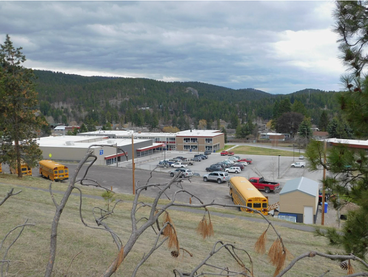 2018 view looking south from slope near high school sports field. Crane Mountain again to the left with considerable vegetation growth.  Rick Trembath photograph