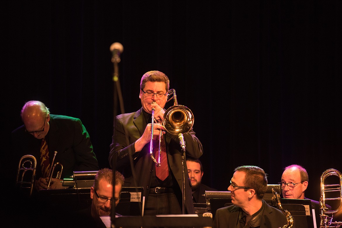 The Spokane Jazz Orchestra performs in concert in 2018.