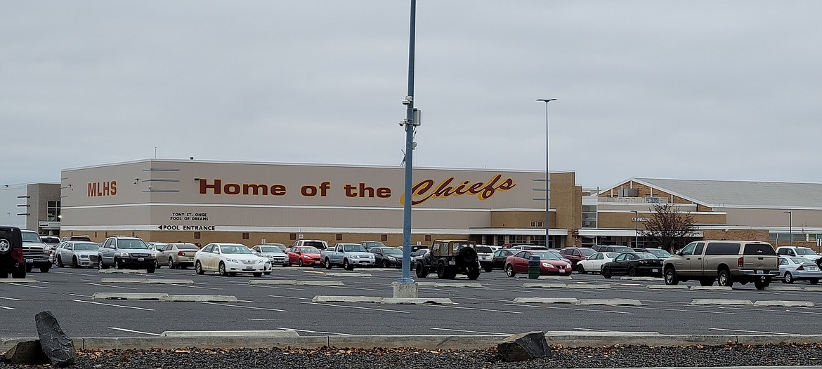 Moses Lake High School is shown here. Students likely saw increased security presence Tuesday in response to a now-debunked online threat.